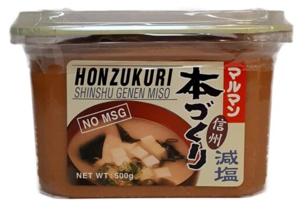 Pasta Miso jasna mniej soli 500g Honzukuri