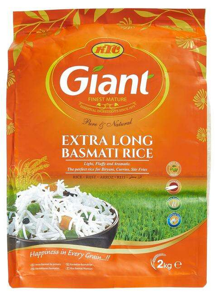 Ryż Basmati Extra Long Giant 2kg KTC