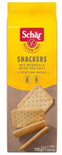 Krakersy bezglutenowe Snackers 115g Schar