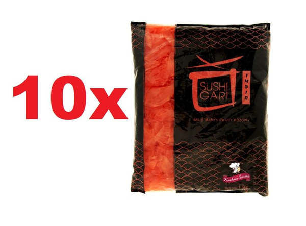 10 x Imbir marynowany różowy 1kg Kuchnie Świata