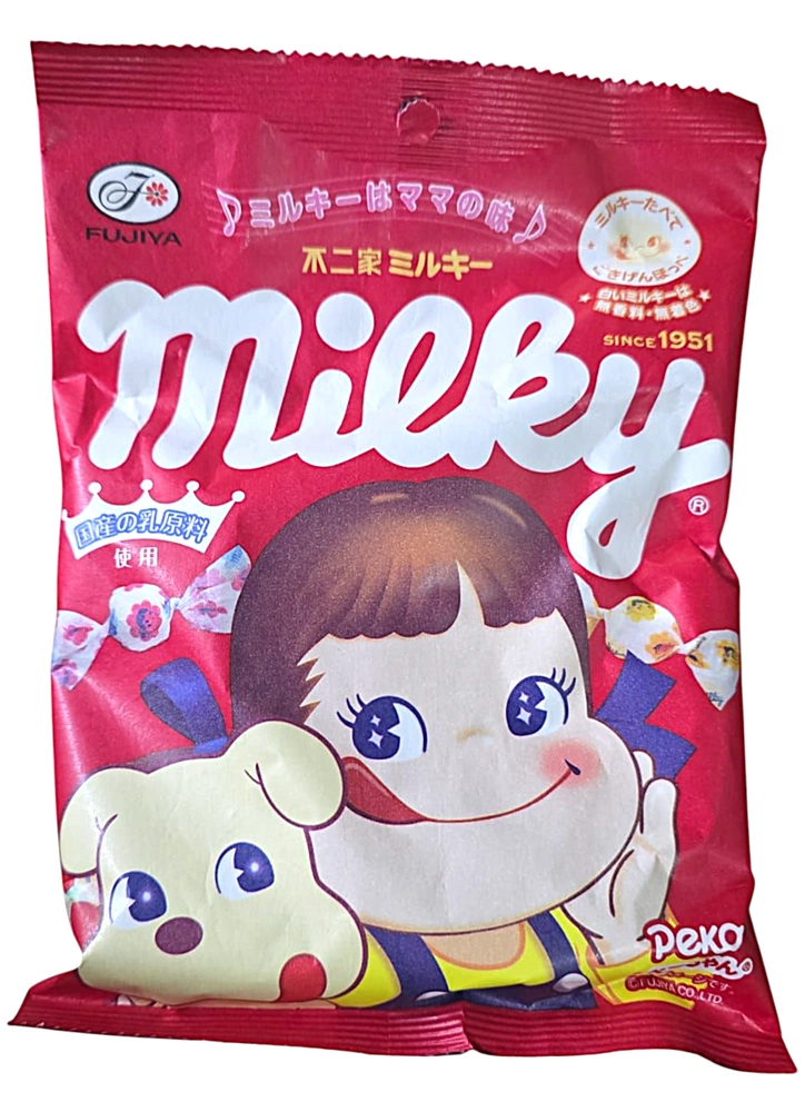 Cukierki mleczne Milky 60g Fujiya Milky Peko