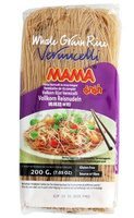 Makaron ryżowy pełnoziarnisty Vermicelli 200g Mama 