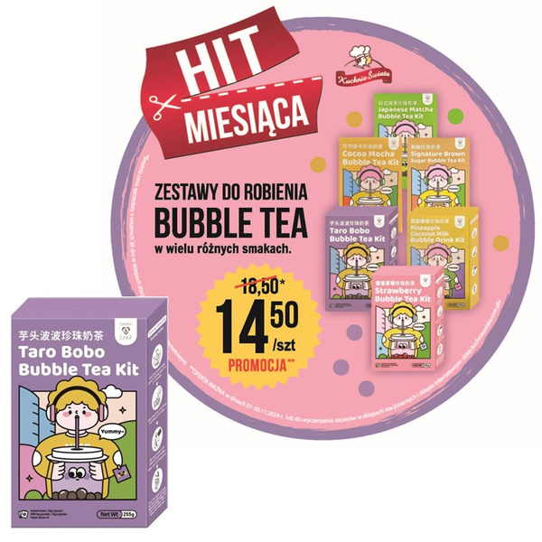 Napój Bubble Tea Taro Kit 255g Tokimeki