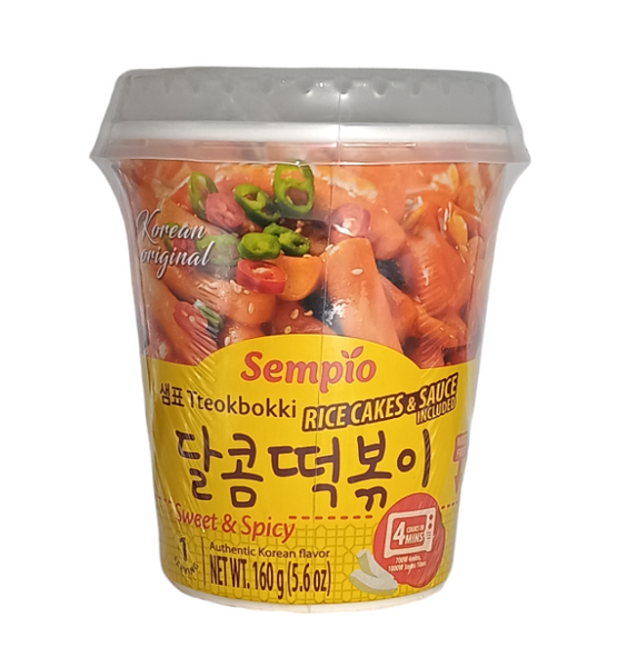 Kluski ryżowe Tteokbokki instant Sweet & Spicy 160g Sempio