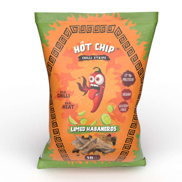 Chipsy Strips Limed Habaneros 80g Hot-Chip TERMIN PRZYDATNOŚĆI 27-11-2024