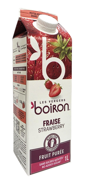 Mus truskawkowy, puree 99,9% (8°Bx) 1L Les Vergers Boiron