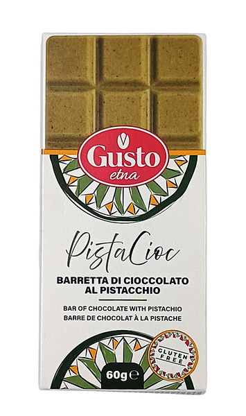 Czekolada pistacjowa 60g Gusto Etna