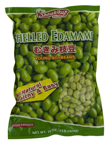 Soja Edamame Mukimi (łuskana) mrożona 500g Shirakiku 