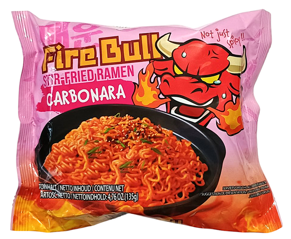 Makaron instant Fire Bull Carbonara 135g