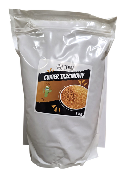 Cukier trzcinowy Demerara 2kg Terra