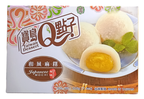 Mochi He Fong Durian, deser z ryżu kleistego 210g Taiwan Dessert TERMIN PRZYDATNOŚCI