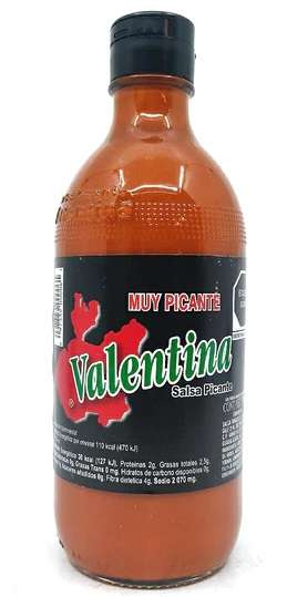 Valentina Salsa Picante, ostra 370ml 