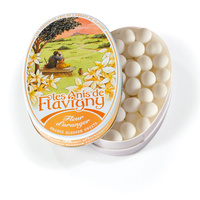 Cukierki anyżowe o smaku kwiatu pomarańczy 50g Les Anis de Flavigny