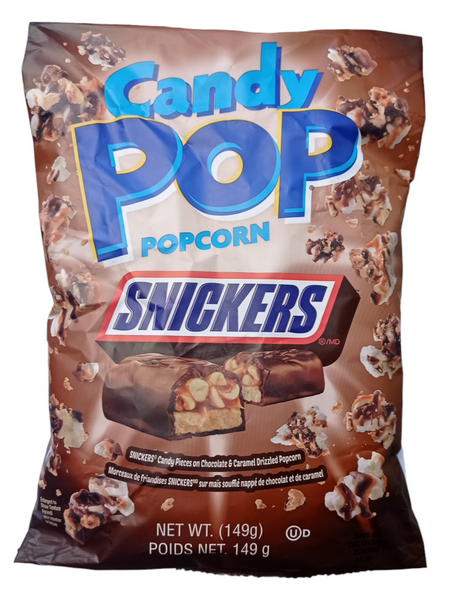 Popcorn Candy Pop Snickers 149g  TERMIN PRZYDATNOŚCI 13-10-2023