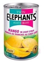 Mango, plastry w lekkim syropie 425g Twin Elephants