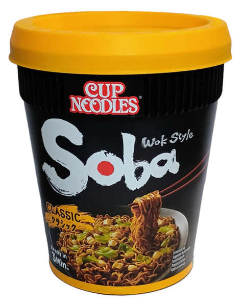 Makaron instant Classic Soba Cup Wok Style 90g Nissin