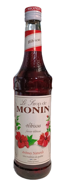 Syrop o smaku hibiskusa, Hibiscus 0,7l Monin TERMIN PRZYDATNOŚCI 28-02-2025