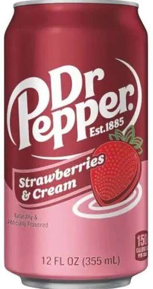 Napój Dr Pepper Strawberries & Cream 355ml USA TERMIN PRZYDATNOŚCI 5-01-2026