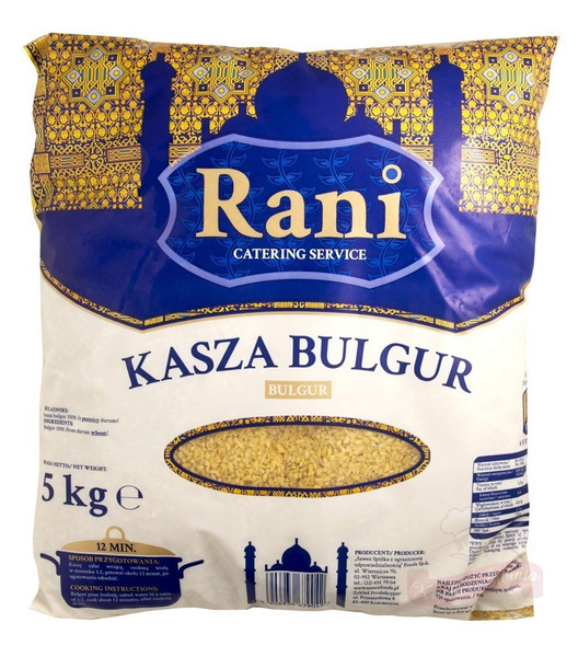 Kasza Bulgur, kasza pszeniczna 5kg Rani