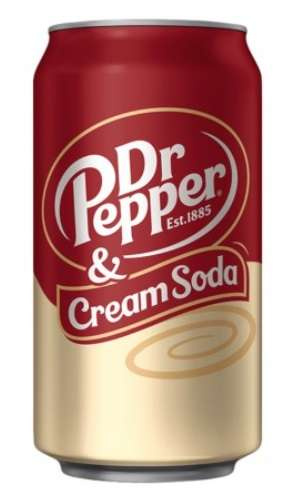 Napój Dr Pepper&Cream Soda 355ml TERMIN PRZYDATNOŚCI 10-11-2025