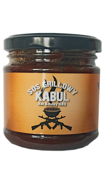 Sos grillowy Kabul Hot Smoky BBQ 210g Ostry! TERMIN PRZYDATNOŚCI 31-12-2024