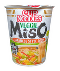 Makaron instant Veggie Miso Cup Noodles 67g Nissin