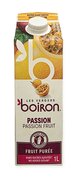 Puree z marakui Passion Fruit mus 100% (13°Bx)  1L Les Vergers Boiron