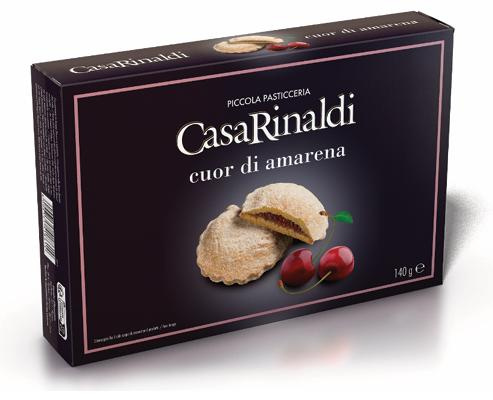 Ciastka Cuor Amarena 140g Casa Rinaldi