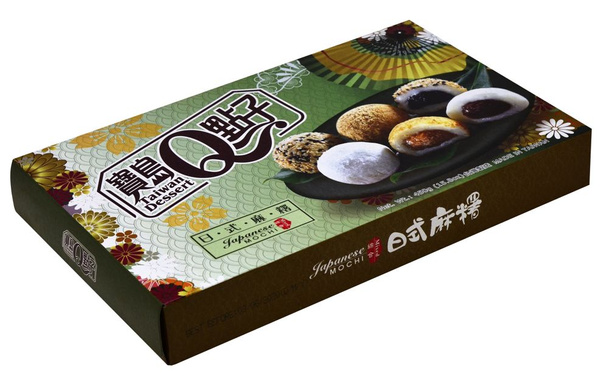 Mixed Mochi, deser z ryżu kleistego o różnych smakach 450g Taiwan Mochi