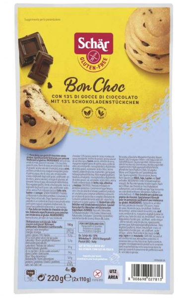 Bon Choc, bułeczki z czekoladą (4x55g) 220g Schar