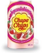 Napój Chupa Chups, truskawkowo-śmietankowy 345ml