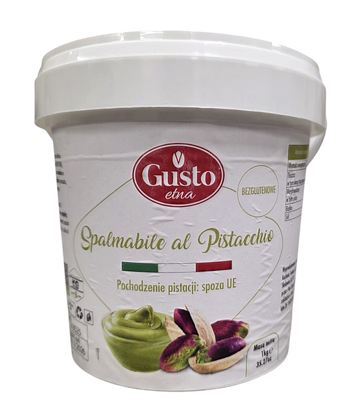 Krem pistacjowy 20%, 1kg Gusto Etna