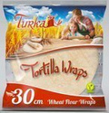 Tortilla pszenna, Wraps 30cm, 1440g (18szt x 80g) Turka