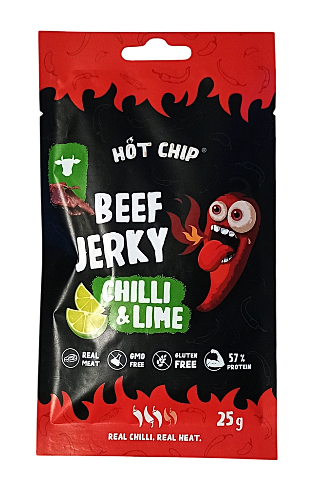 Jerky Chilli & Lime suszona wołowina