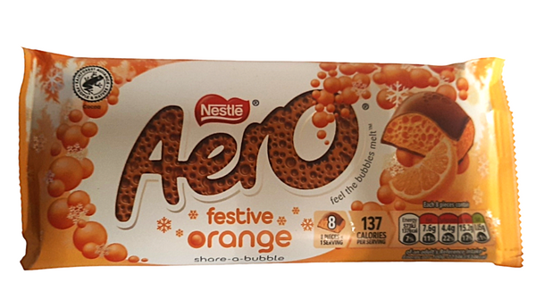 Czekolada dmuchana z nadzieniem pomarańczowym Aero 90g Nestle