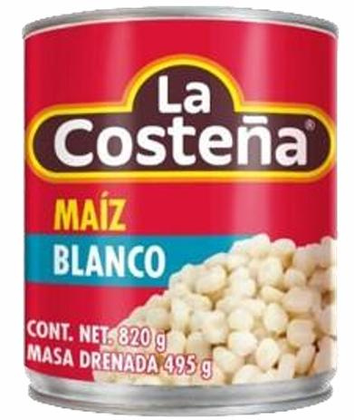 Kukurydza biała do Pozole 820g La Costena