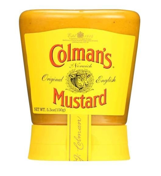 Musztarda angielska, wyciskana, squeezy 150g Colman's TERMIN PRZYDATNOŚCI 30-11-2025