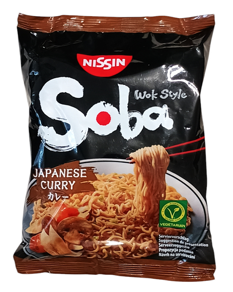 Makaron instant Japanese Curry Soba Wok Style Bag 111g Nissin