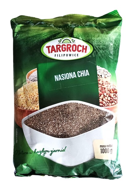 Nasiona chia, szałwia hiszpańska Flowpack 1kg Targroch