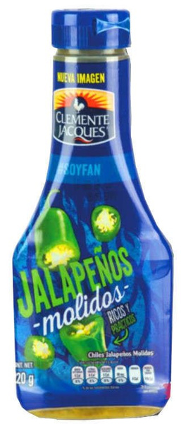 Sos Jalapenos molidos 220g Clemente