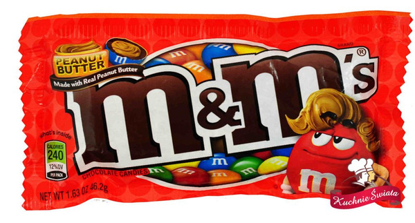 M&M's Peanut Butter 46,2g Mars Chocolate