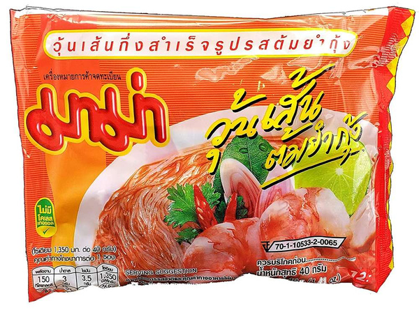 Zupka Tom Yum z makaronem Vermicelli 40g MAMA