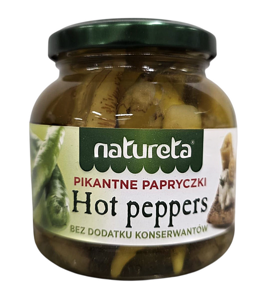 Pikantne papryczki w zalewie 260g Natureta