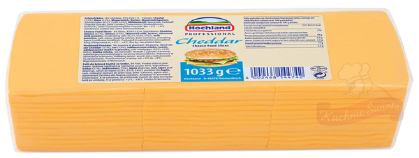 Ser topiony Cheddar, plastry 1,033kg Hochland