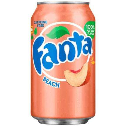 Napój Fanta brzoskwiniowa, Fanta Peach 355ml 