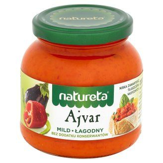 Ajvar łagodny, pasta paprykowa 290g Natureta