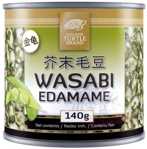 Fasolka Edamame w panierce Wasabi 140g Golden Turtle