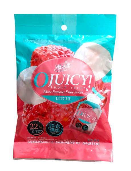 Ojuicy Litchi Jelly 240g Yuki&Love TERMIN PRZYDATNOŚCI 22-03-2025