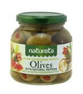 Oliwki zielone z papryką 290g Natureta