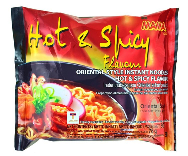 Zupka chińska Hot&Spicy, instant 90g MAMA